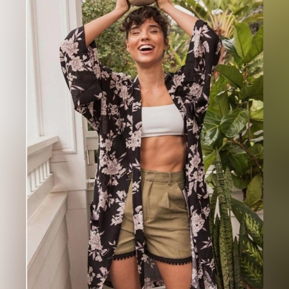 Spiritual Gangster Floral Kimono